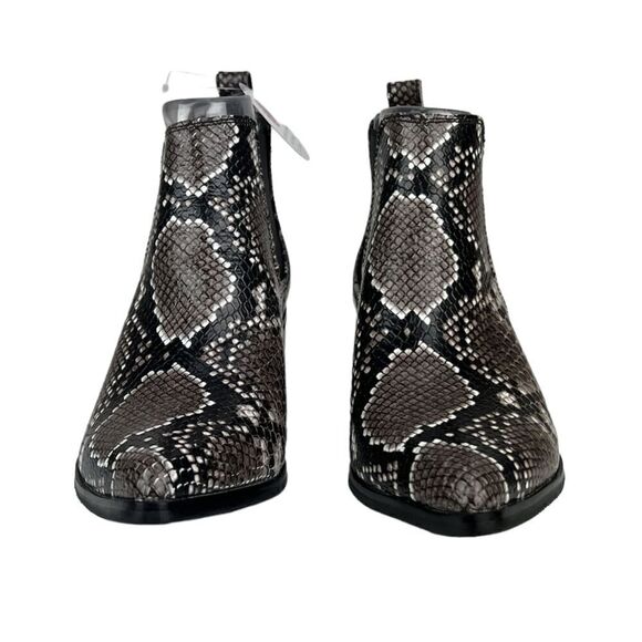 Blondo Emelia Women Shoes Brown Snake Leather Ankle Chelsea Boots 6.5 US/EU 36.5 - Picture 5 of 8